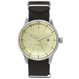 Army Watch Pilotenuhr, Textilband schwarz