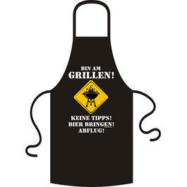 Grillsch�rze Bin am Grillen...