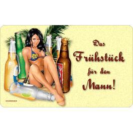 Schneidbrettchen ''Fr�hst�ck f�r den Mann''