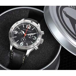 Messerschmitt Chrono Uhr 5031L, roter Sekundenzeiger 