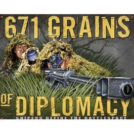Blechschild 7.62 Vintage Wall Sign Sniper Team V2