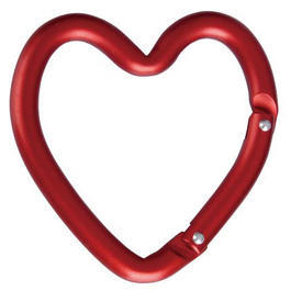 Munkees Schl&uuml;sselanh&auml;nger Herz-Karabiner