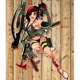 Doomsday Damsel 7.62 Jumboschild