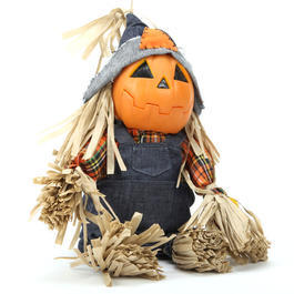 singende Halloween Vogelscheuche