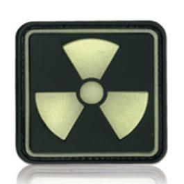3D Rubber Patch Radioactive 1 Glow nachleuchtend