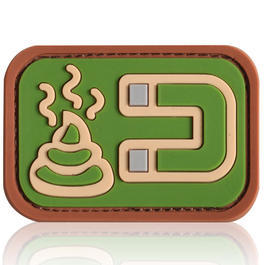 3D Rubber Patch Shit Magnet multicam