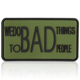 3D Rubber Patch We do bad things forest