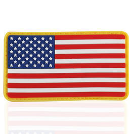 3D Rubber Patch Flagge USA full color