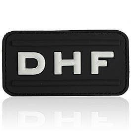 3D Rubber Patch DHF nachleuchtend