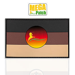 3D Rubber Patch Deutschland mit Adler desert