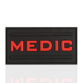 3D Rubber Patch Black Medic blackmedic