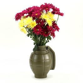 Blumenvase Granate oliv 