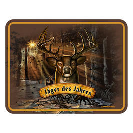 Metallschild "J�ger des Jahres"