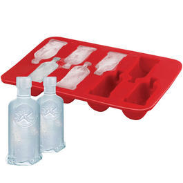 Eisw�rfel Form Vodka Flasche  