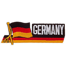 Textil Patch Waving Flag Germany mit Bgelflche