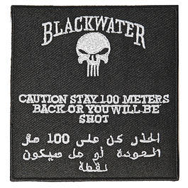Textil Patch Blackwater 100 mtr. schwarz mit Klettflche