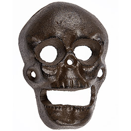 Metall-Flaschenffner Skull