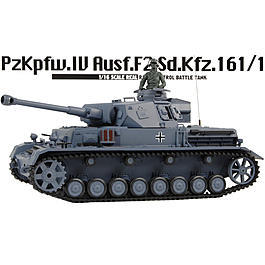 R/C Panzerkampfwagen IV Ausf.2 Sd.Kfz. 161/1, Infrarot mit Sound & Rauch, 1:16, grau