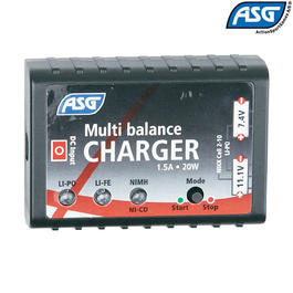 ASG Multi Balance Charger Ladeger&auml;t bis 12 Volt inkl. Zubeh&ouml;r