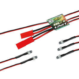 Carson LED-Lichtset f�r 2- und 4-Kanal Hubschrauber