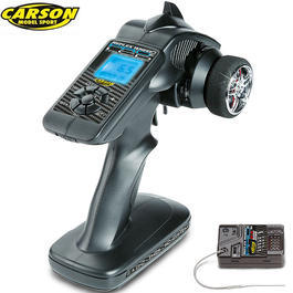 Carson Fernsteuerung Reflex Wheel Pro II LCD 2,4 GHz FHSS 3-Kanal BEC