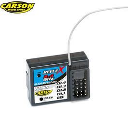 Carson Empf&auml;nger Reflex-X / LCD 2,4 GHz FHSS 4-Kanal