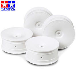 Tamiya Felgen 1:10 Dish Offset 0 24mm wei� (4 St�ck)