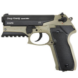 Gamo K1 Doug Koenig 4,5mm Diabolo CO2 Pistole tan mit Pistolenkoffer Special Edition&nbsp;