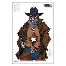 Zielscheibe Zombie Cowboy Clyde 24" x 36"