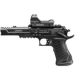 Umarex Race Gun CO2 Luftpistole Blow Back 4,5mm BB mit Leuchtpunktvisier schwarz