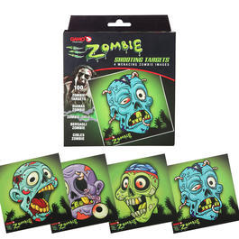 Gamo CO2 - Gamo Zombie Zielscheiben Set 100 St&uuml;ck 4 Motive 14 x 14 cm
