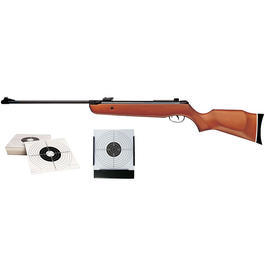 Gamo Luftgewehr-Set Hunter 440 inkl. Zielscheiben und Kugelfangkasten  
