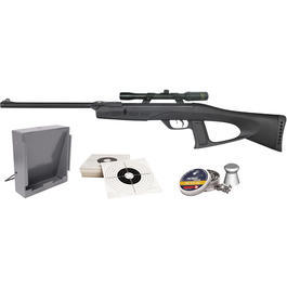 Gamo Delta Fox GT Luftgewehr 4,5mm Diabolo inkl. Zielfernrohr Zielscheiben 250 Diabolo 