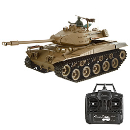 Amewi RC Panzer M41 Walker Bulldog 1:16 schussfhig 2,4 GHz Control Edition RTR oliv