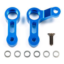 Tamiya M-07 Concept Aluminium Lenkhebel fr Anlenkung (links / rechts) blau 54764