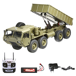Amewi RC US Militrtruck 8x8 Kipper 1:12 RTR military grn inkl. 2,4 GHz Fernsteuerung