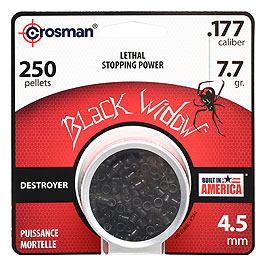 Crosman Black Widow Spitzkopf-Diabolos Lethal Destroyer 4,5mm 250 Stck