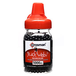 Crosman Black Widow Stahl-BBs 4,5mm 1000 Stck Flasche