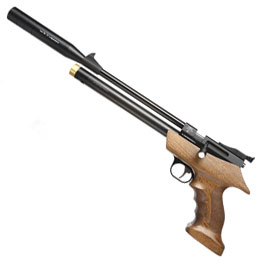 Diana Bandit Pressluftpistole PCP Kal. 5,5 mm Diabolo Buchenholz inkl. Schalldmpfer