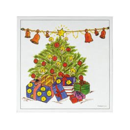 Schie�scheiben Weihnachtsbaum, 14x14 cm, 100 St�ck f�r Luftgewehr oder Luftpistole