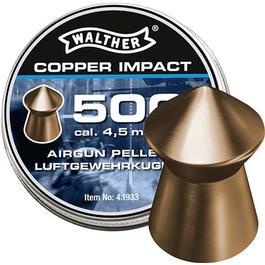 Walther Copper Impact, verkupferte 4,5 mm Diabolos, 500 St&uuml;ck