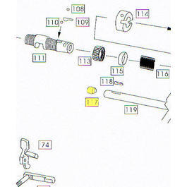 Wei-ETech M4 Part #117 Plastic BB Chamber