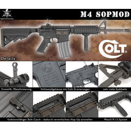 VFC Colt M4 Sopmod Version S-AEG Versandr�ckl�ufer  
