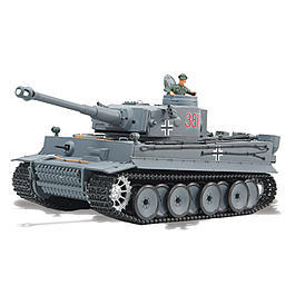RC Panzer 1:16 Tiger I mit Rauch & Sound, grau Versandr�ckl�ufer  