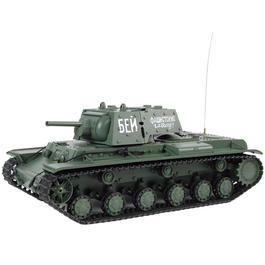 KV-1 Panzer 1:16 Rauch & Sound, gr�n, schussf�hig Versandr�ckl�ufer 