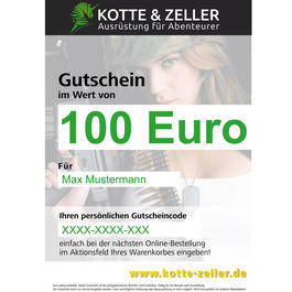 Geschenkgutschein&nbsp;100,- Euro 