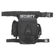 Multifunktionstasche SECURITY mit Hft- und Oberschenkelgurt  MFH, schwarz