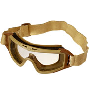 Revision Eyewear Desert Locust Schutzbrille Deluxe Kit mit vermillion / klar / rauch Wechselglser tan