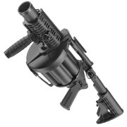ICS MGL 40mm Airsoft Revolver-Granatwerfer schwarz