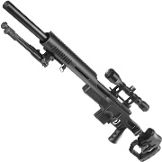 Well MB4410D MSR Snipergewehr inkl. Zweibein / Zielfernrohr Springer 6mm BB schwarz